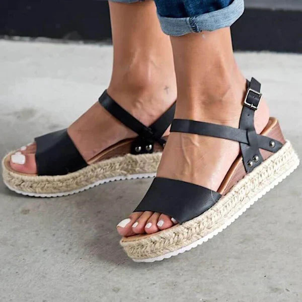 Damen Sommersandalen Flach Bequem Elegant - Image 5