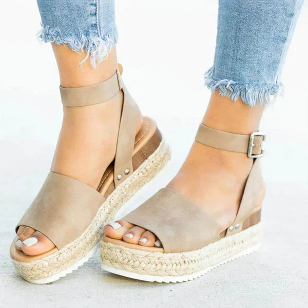 Damen Sommersandalen Flach Bequem Elegant - Image 19