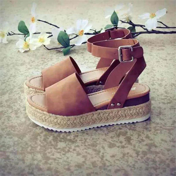 Damen Sommersandalen Flach Bequem Elegant - Image 16