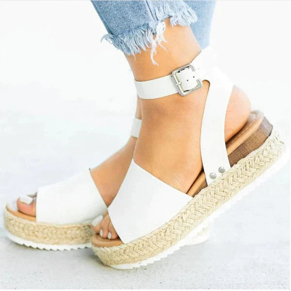 Damen Sommersandalen Flach Bequem Elegant - Image 17