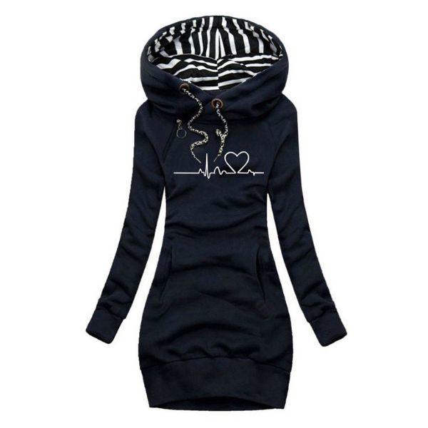 Damen Hoodie Elegant Kapuzenpullover Stilvoll - Image 4