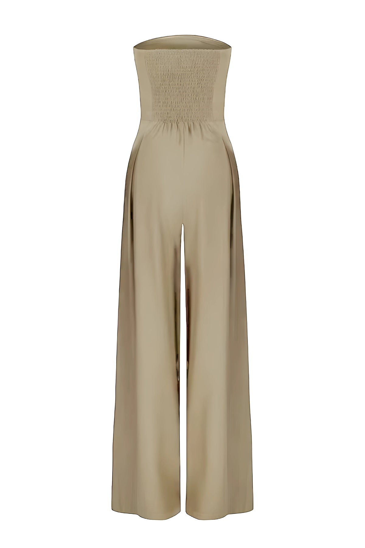 Trägerloser Jumpsuit Damen Elegant Weites Bein - Image 7