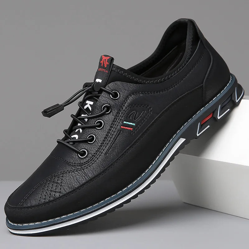 Herren Leder Oxford Schuhe Klassisch - Image 4
