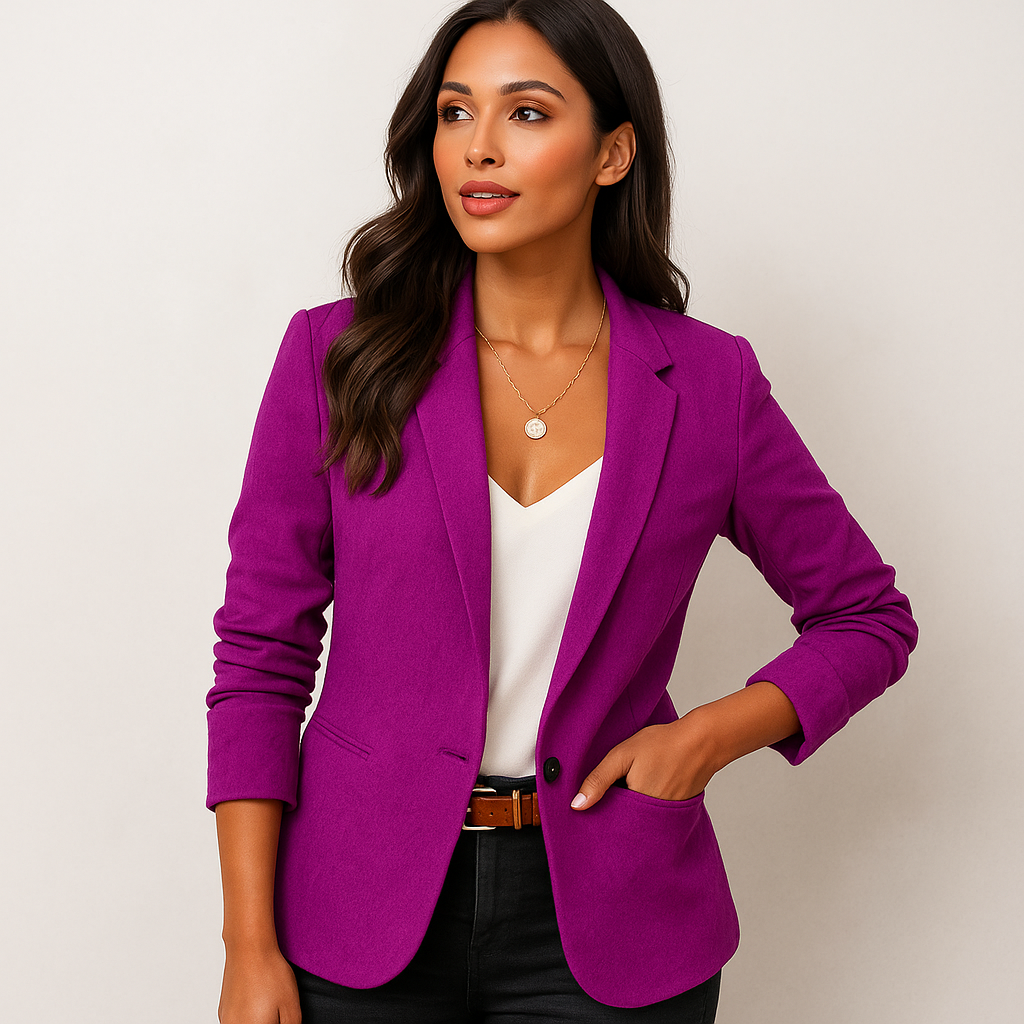 Damen Blazer tailliert Slim Fit figurbetont - Image 2