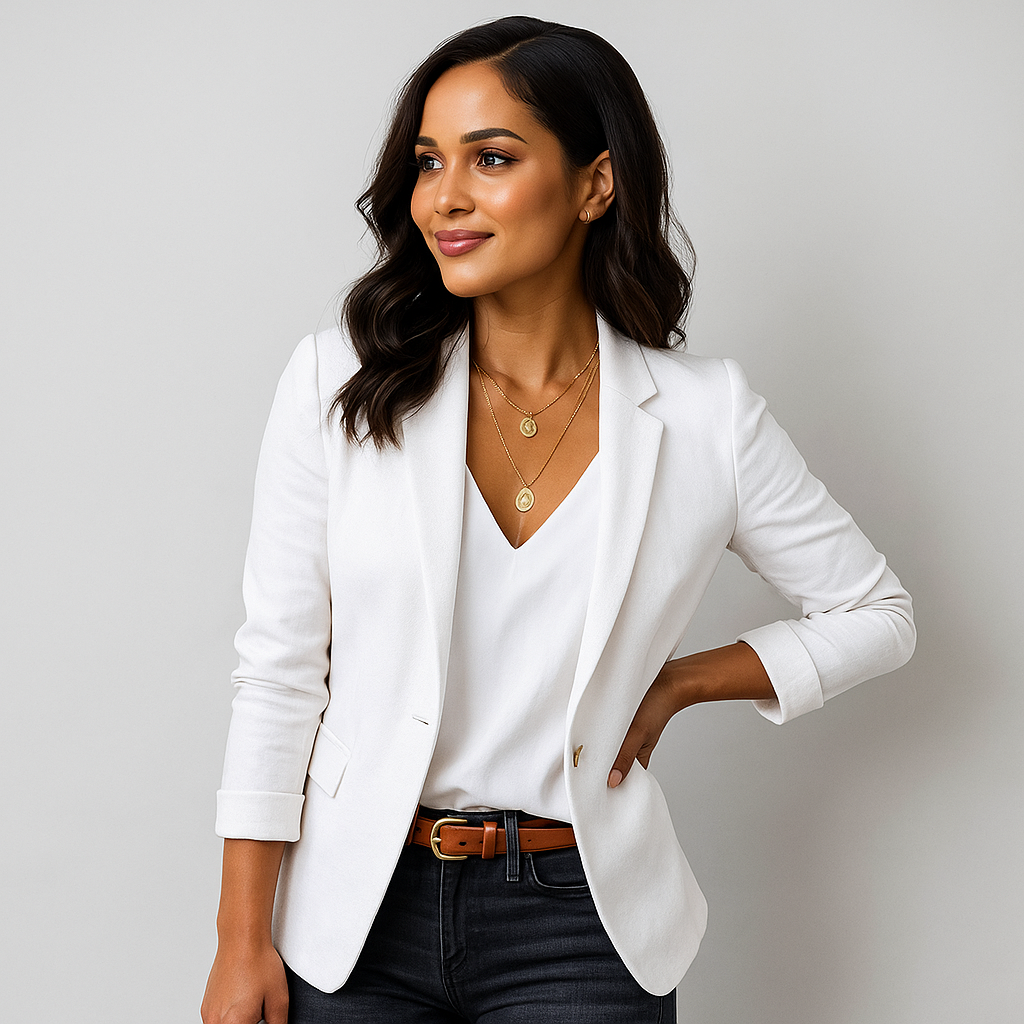 Damen Blazer tailliert Slim Fit figurbetont - Image 12