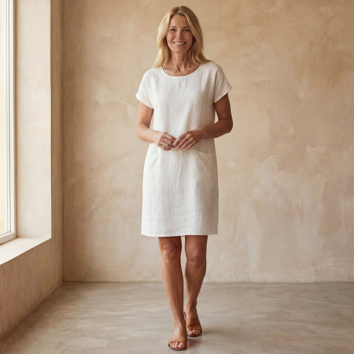 Damen Baumwolle Boho Kleid - Image 5