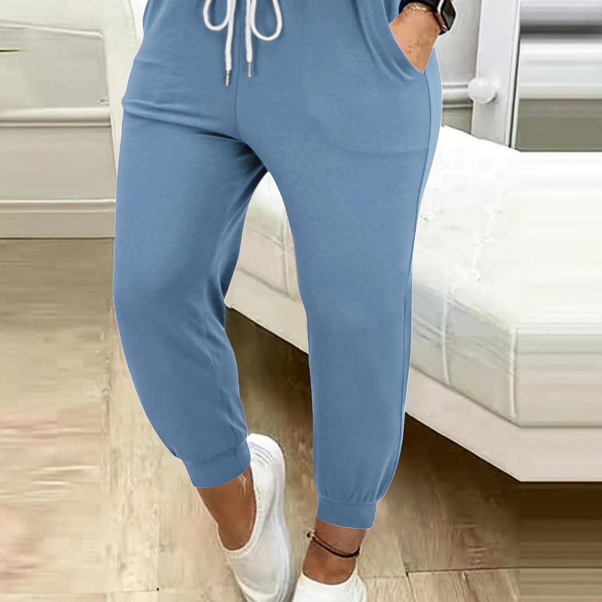 Damen Tapered Jogginghose Relaxed Fit - Image 9