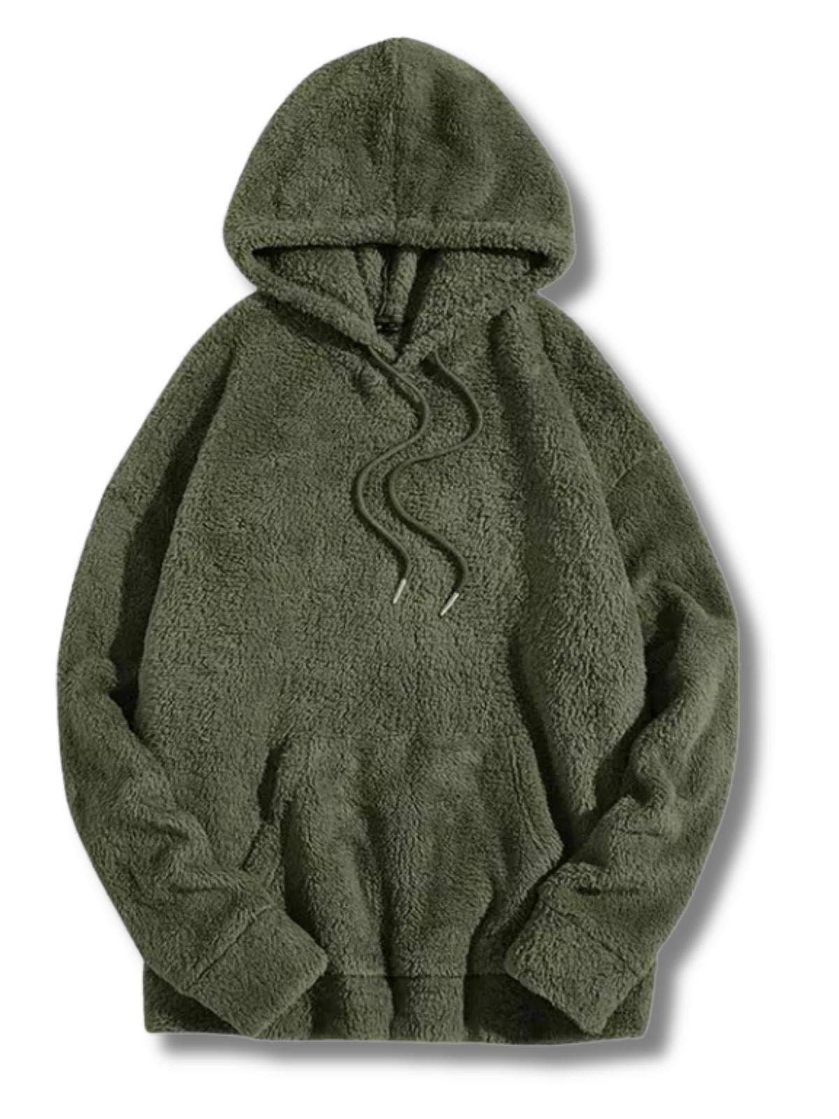 Warmer Karierter Hoodie Damen Oversize Entspannte Passform - Image 8
