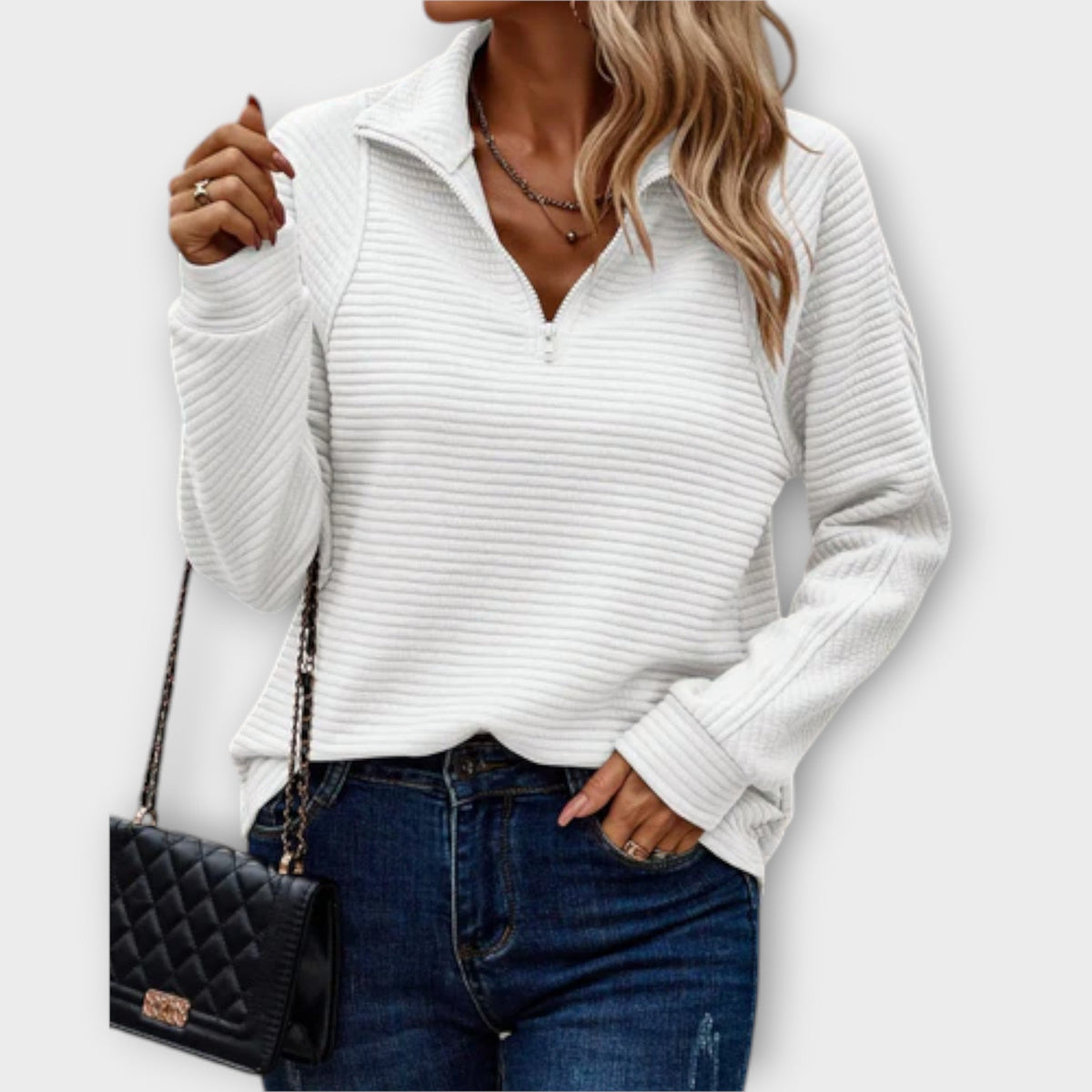Damen Pullover V-Ausschnitt - Image 2