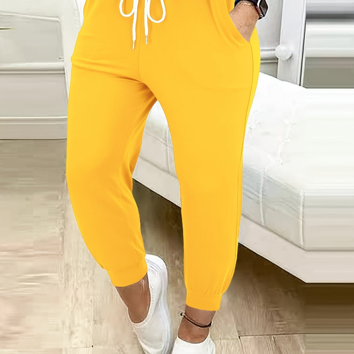 Damen Tapered Jogginghose Relaxed Fit