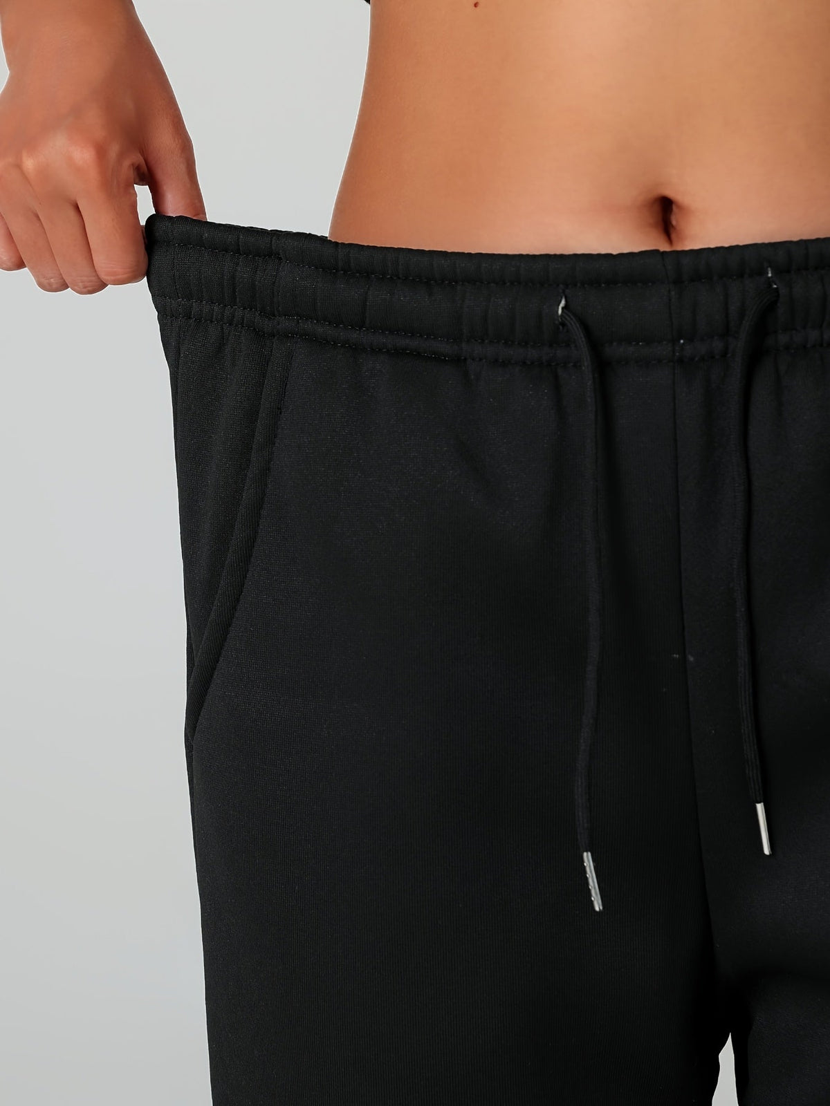 Damen Gefütterte Jogginghose mit Bündchen Winter Kuschelig - Image 7