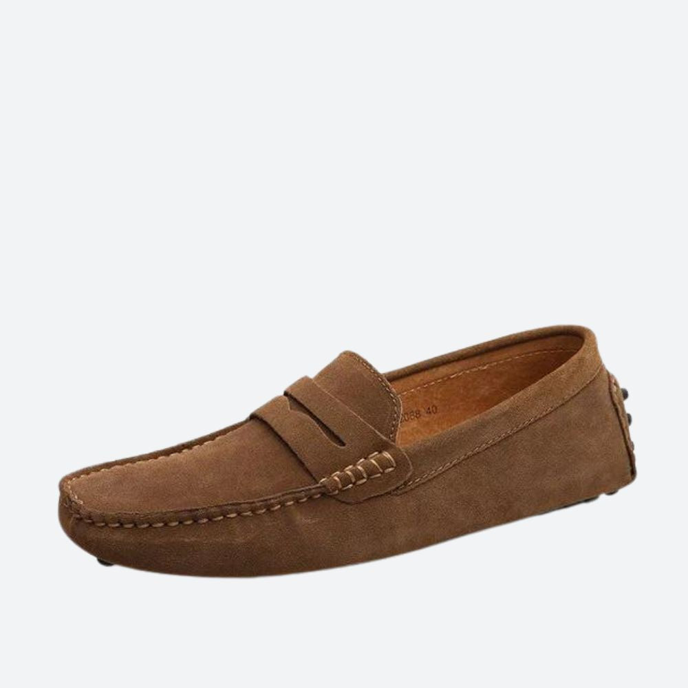 Herren Leder Halbschuhe Klassisch