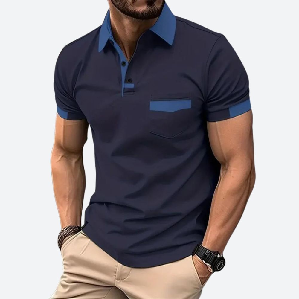 Herren Poloshirt Kurzarm Klassisch - Image 3
