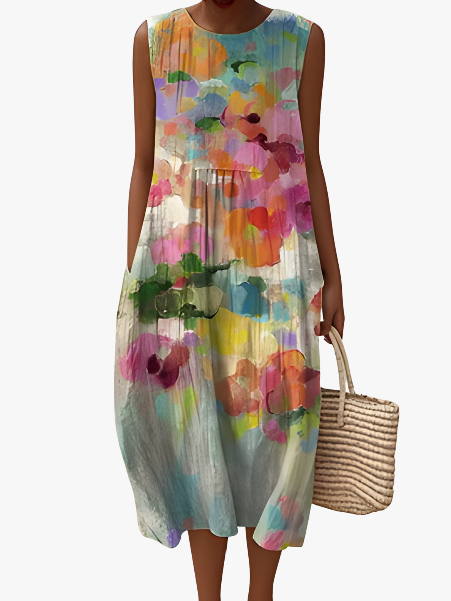 Damen Gemustertes Kleid