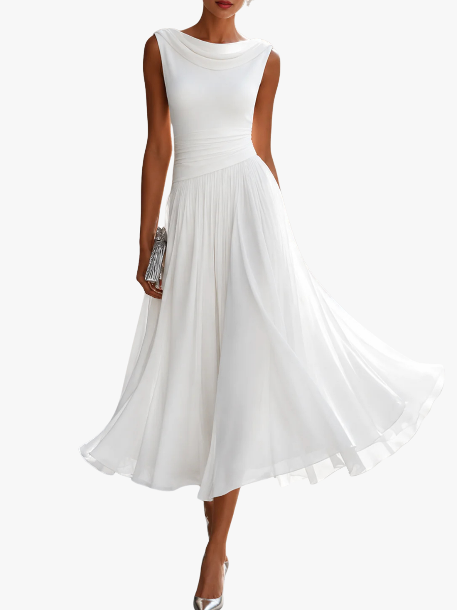 Damen Elegantes Midikleid Festlich