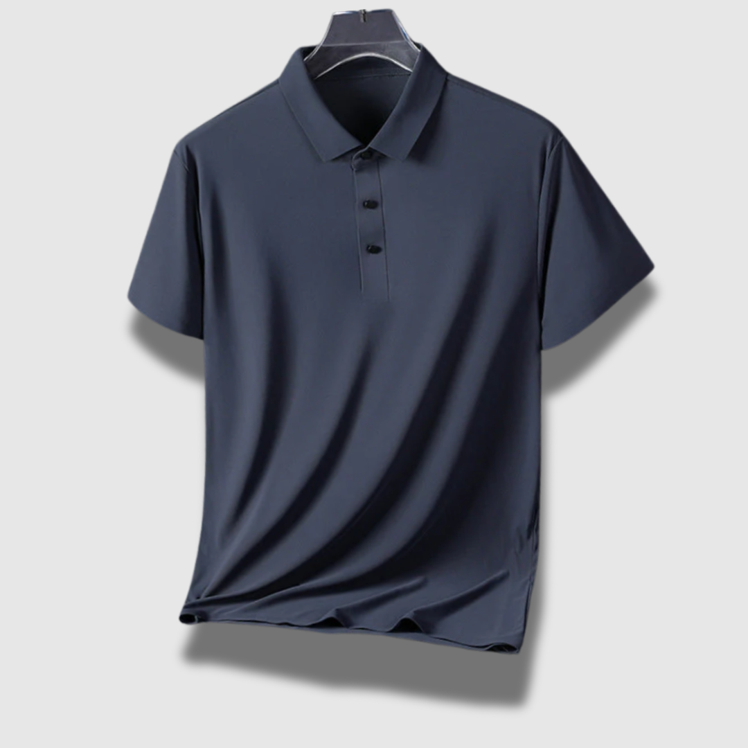 Herren Seiden Polohemd Leicht Premium - Image 5
