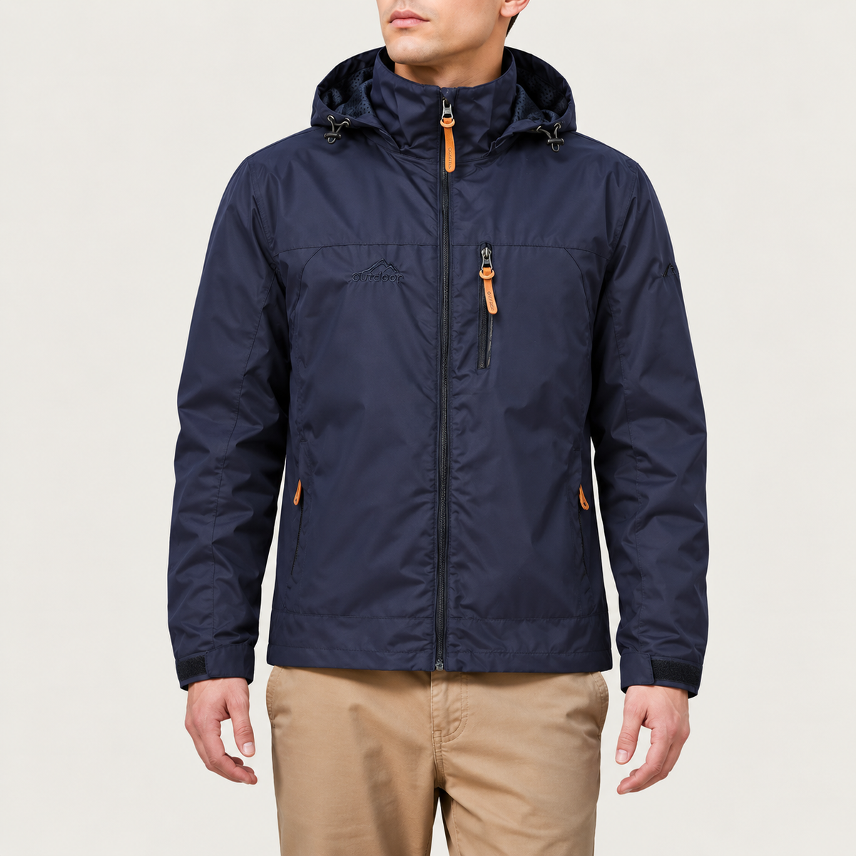 Herren Outdoorjacke Wasserdicht Winddicht Leicht - Image 2