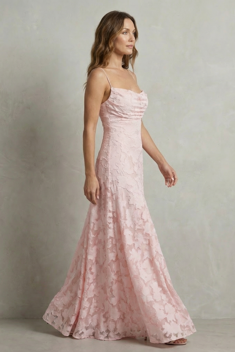 Damen Ärmelloses Maxikleid Geblümt Hochzeitsgast - Image 3