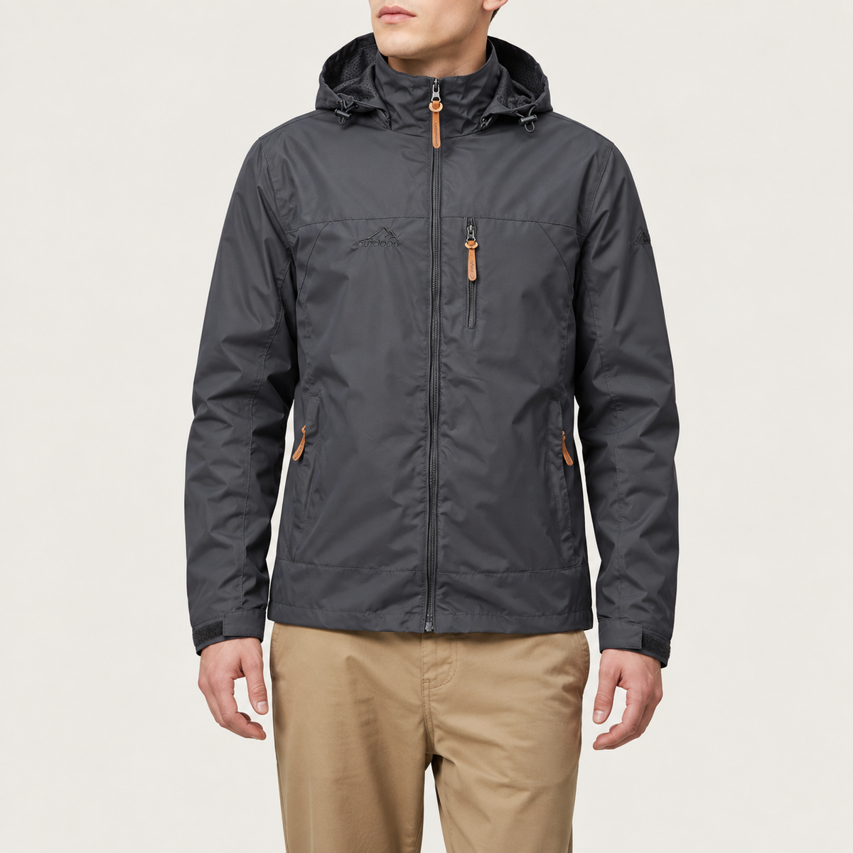 Herren Outdoorjacke Wasserdicht Winddicht Leicht - Image 6