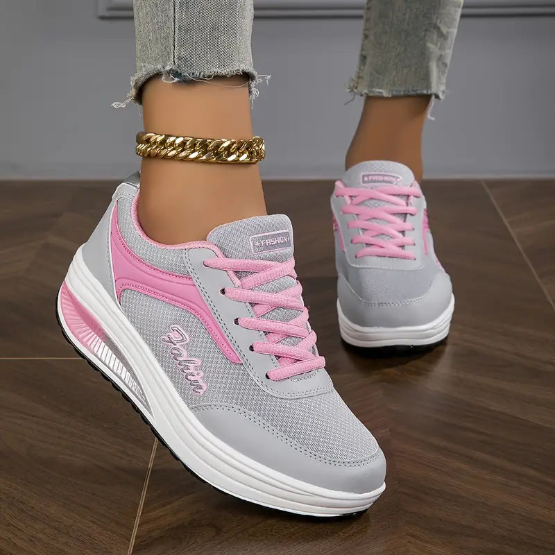 Grau und Pink