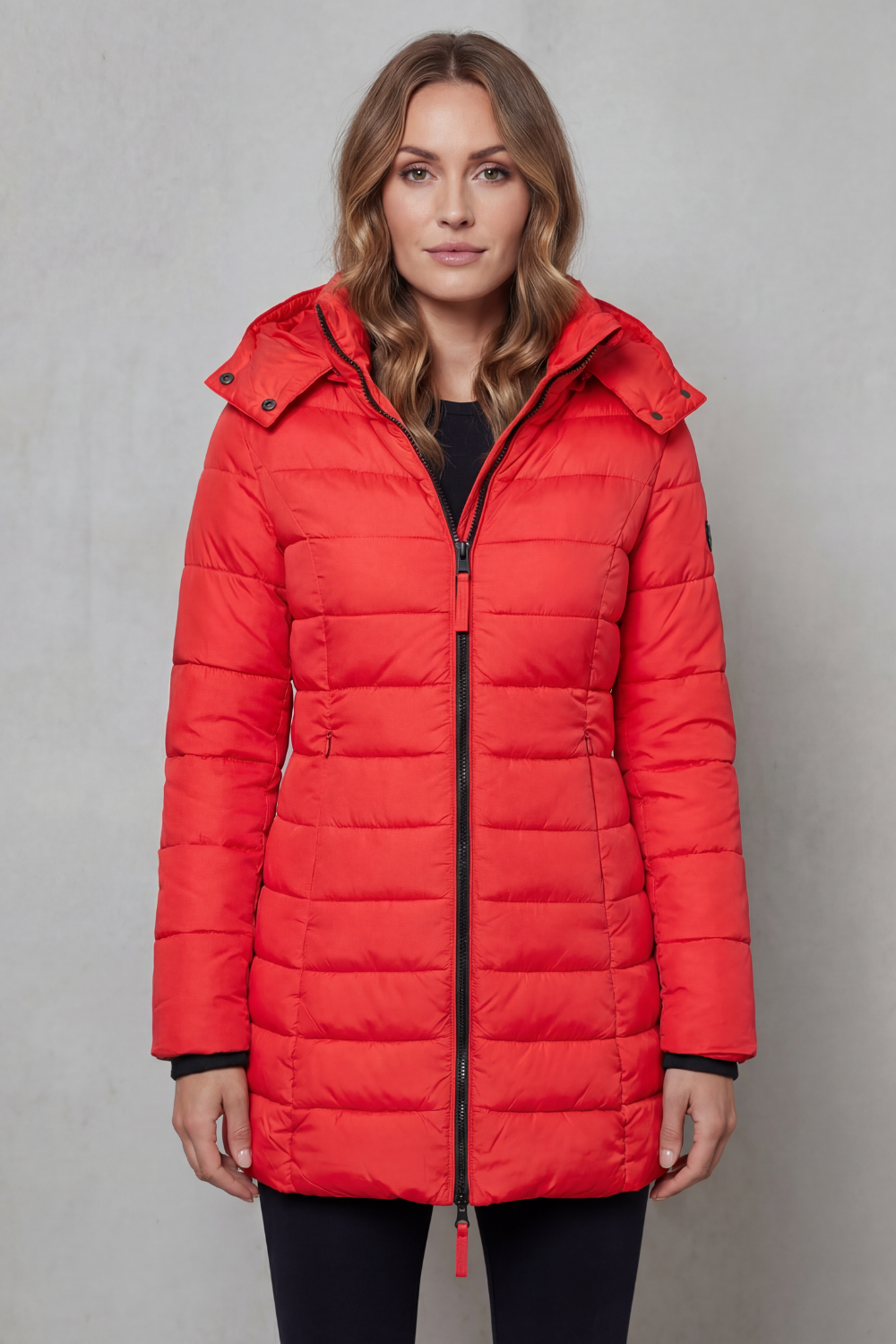 Damen Steppjacke warm figurbetont mit Kapuze - Image 16