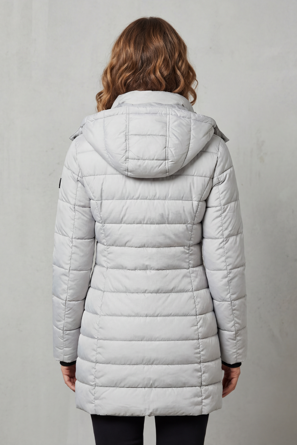Damen Steppjacke warm figurbetont mit Kapuze - Image 4