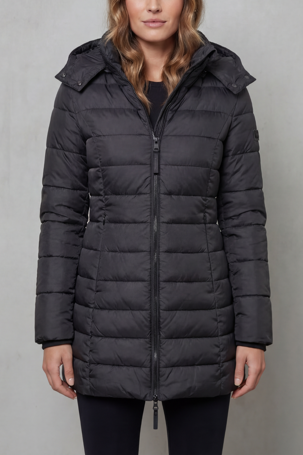 Damen Steppjacke warm figurbetont mit Kapuze - Image 5