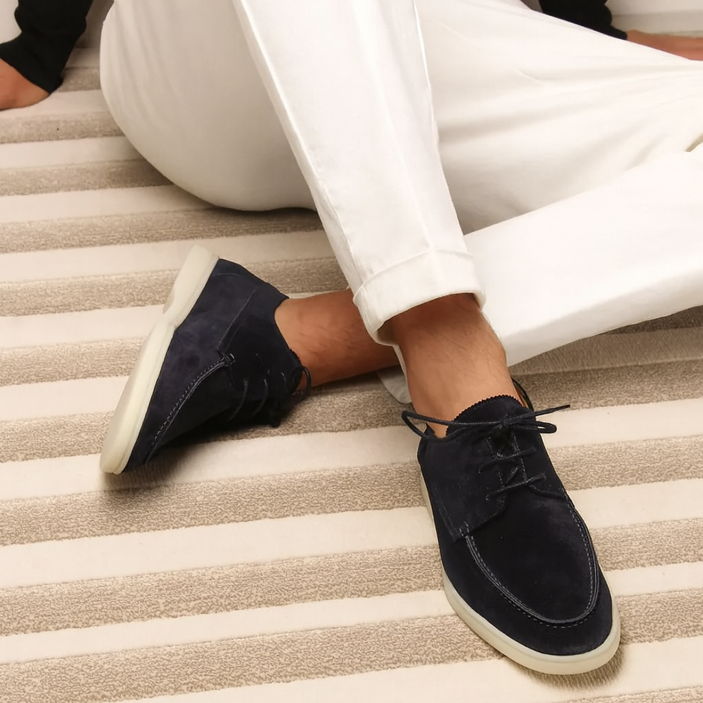 Herren Leder Mokassins Klassische Slipper - Image 3