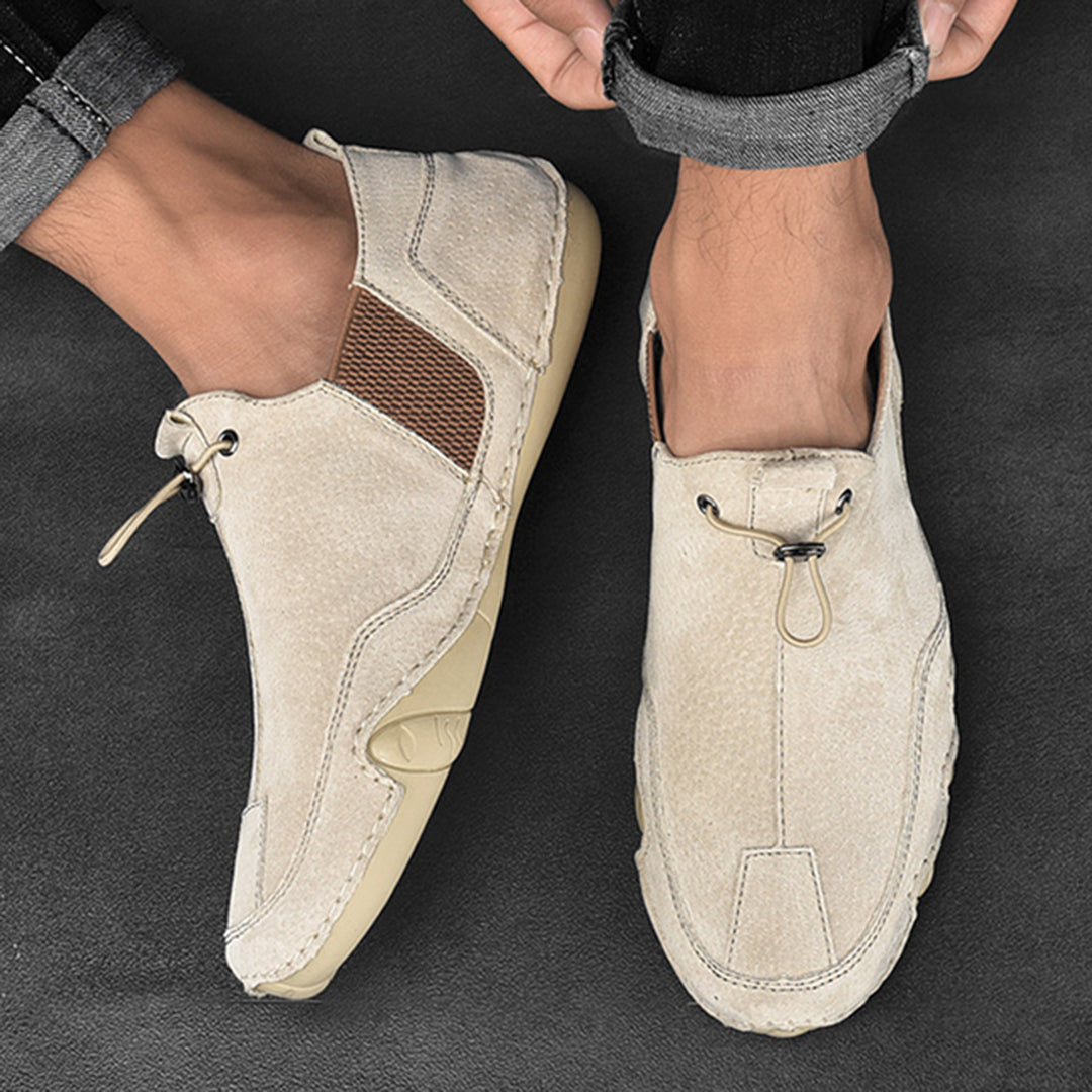 Herren Slip-On Sneakers bequeme Slipper ohne Schnürsenkel