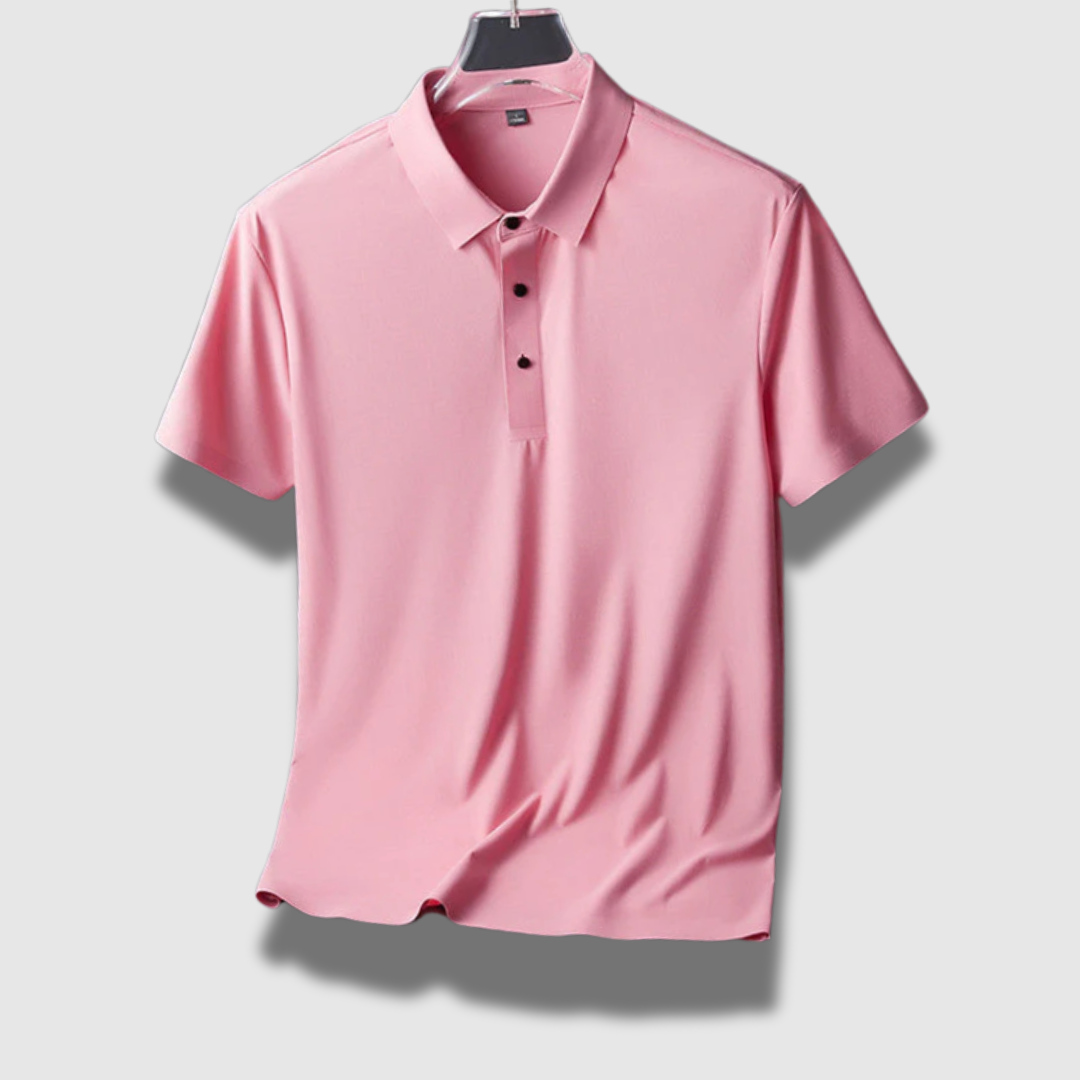 Herren Seiden Polohemd Leicht Premium - Image 2