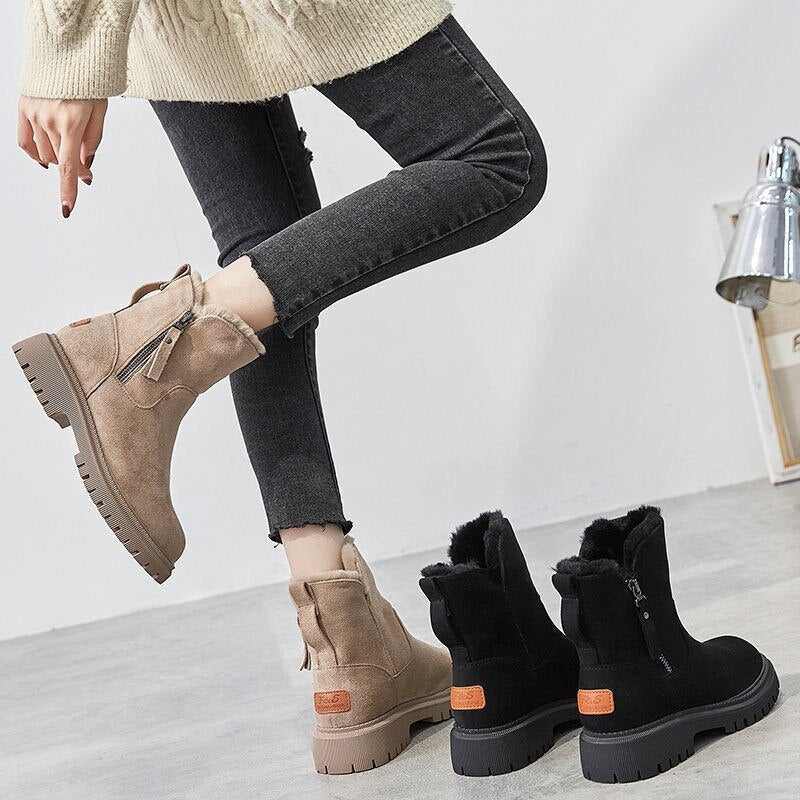 Damen Bequeme Stiefeletten Orthopädische Komfort Ankle Boots - Image 8