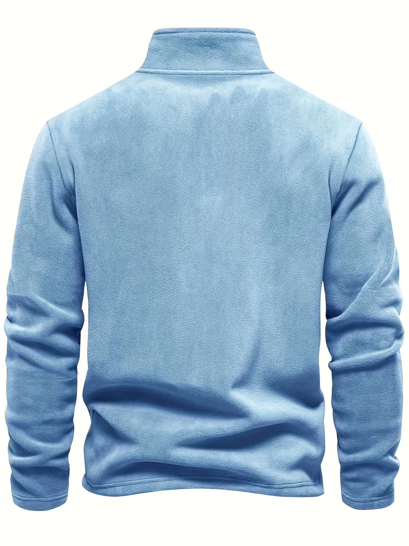 Herren Fleece Reißverschluss Pullover - Image 17