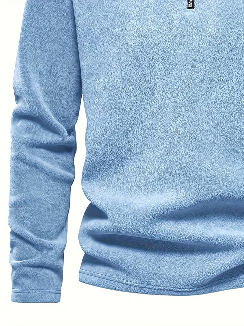 Herren Fleece Reißverschluss Pullover - Image 19