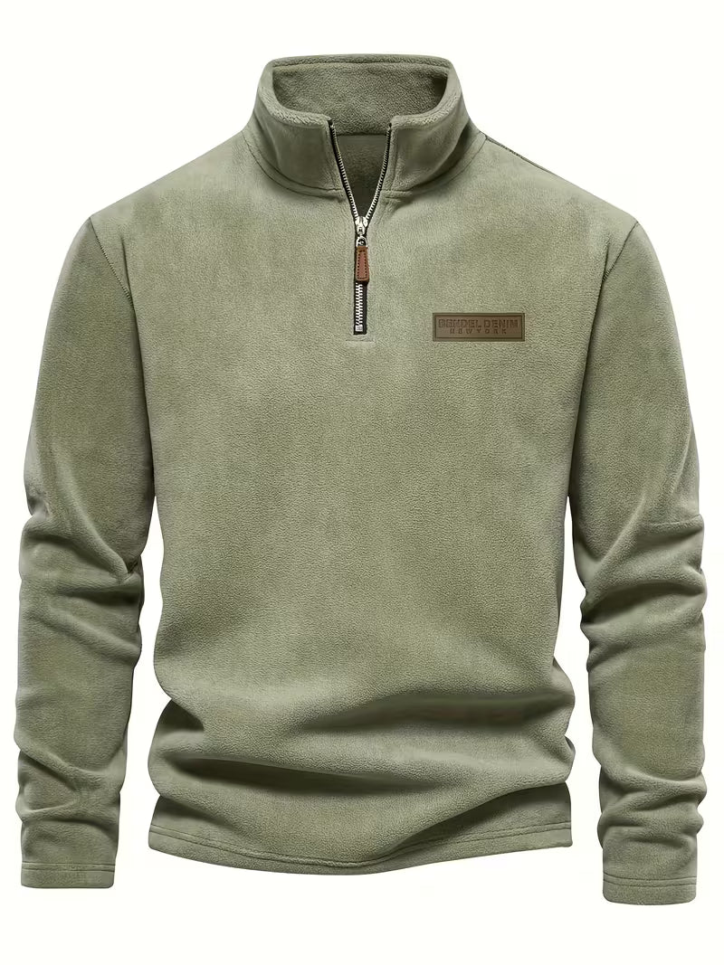 Herren Fleece Reißverschluss Pullover - Image 21