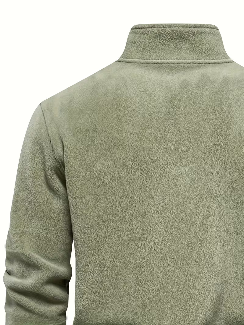 Herren Fleece Reißverschluss Pullover - Image 25