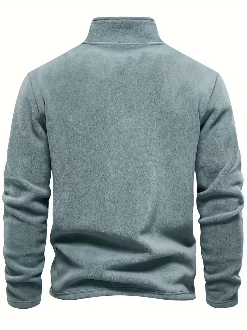 Herren Fleece Reißverschluss Pullover - Image 27