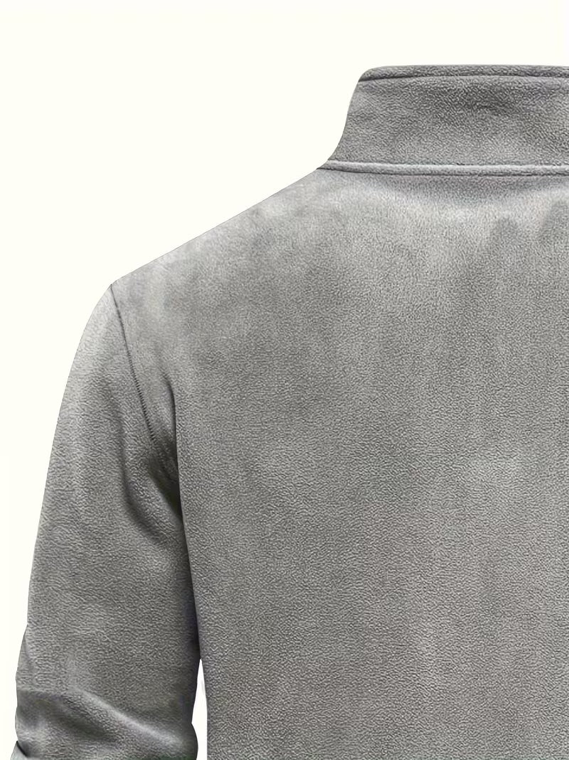 Herren Fleece Reißverschluss Pullover - Image 5