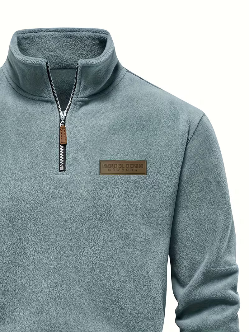 Herren Fleece Reißverschluss Pullover - Image 28