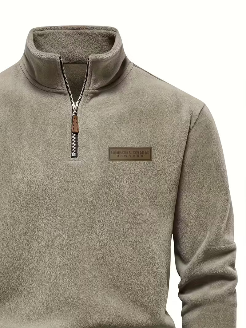 Herren Fleece Reißverschluss Pullover - Image 38