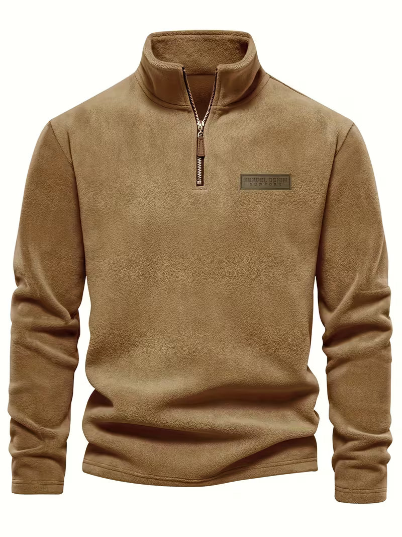Herren Fleece Reißverschluss Pullover - Image 41