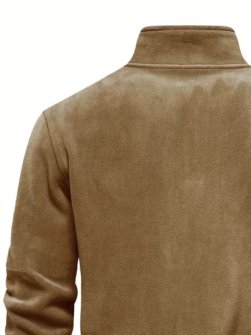 Herren Fleece Reißverschluss Pullover - Image 45