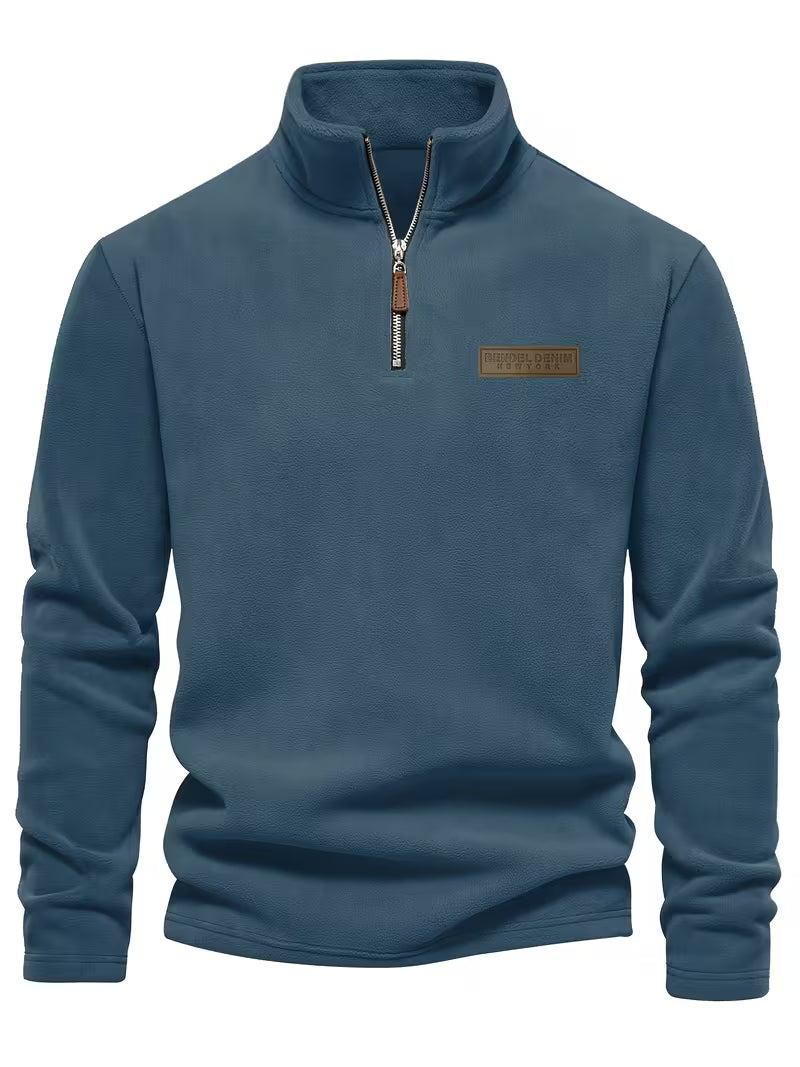 Herren Fleece Reißverschluss Pullover - Image 46