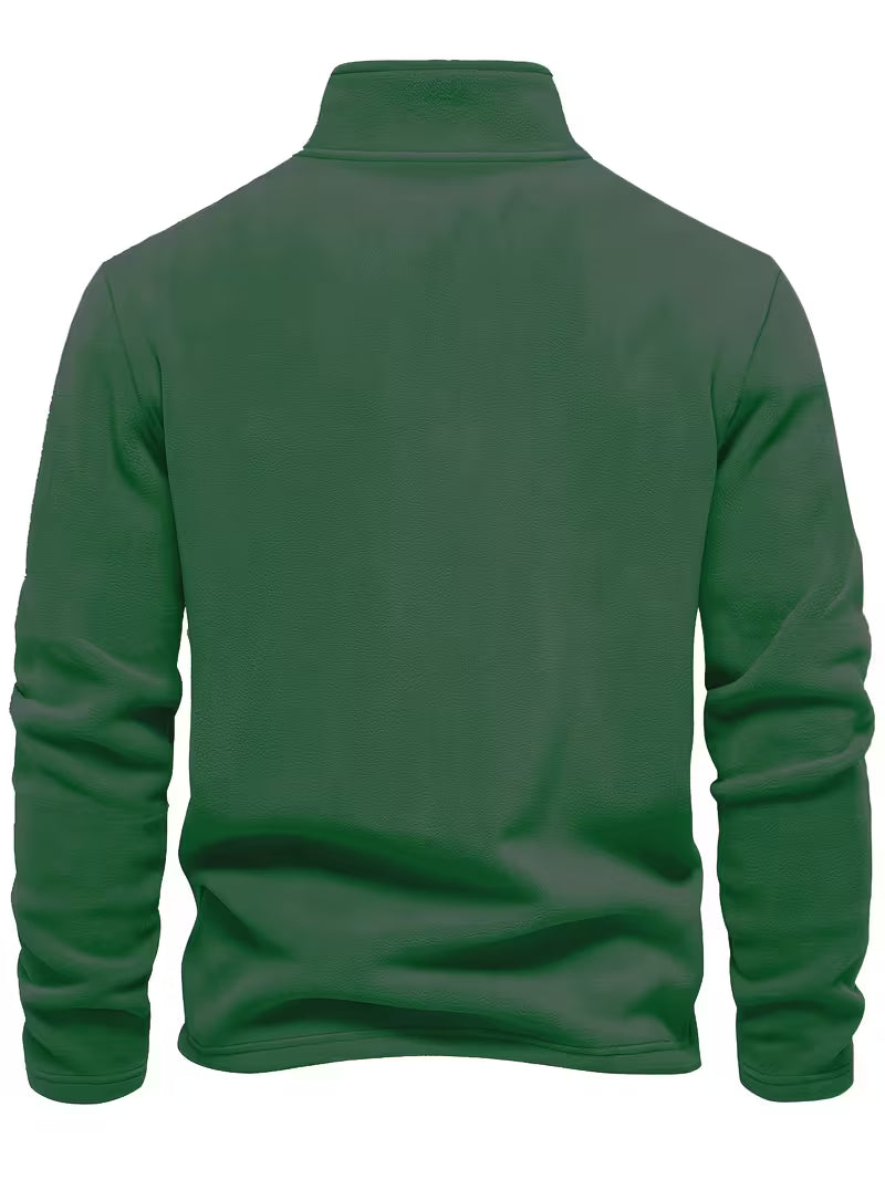 Herren Fleece Reißverschluss Pullover - Image 52