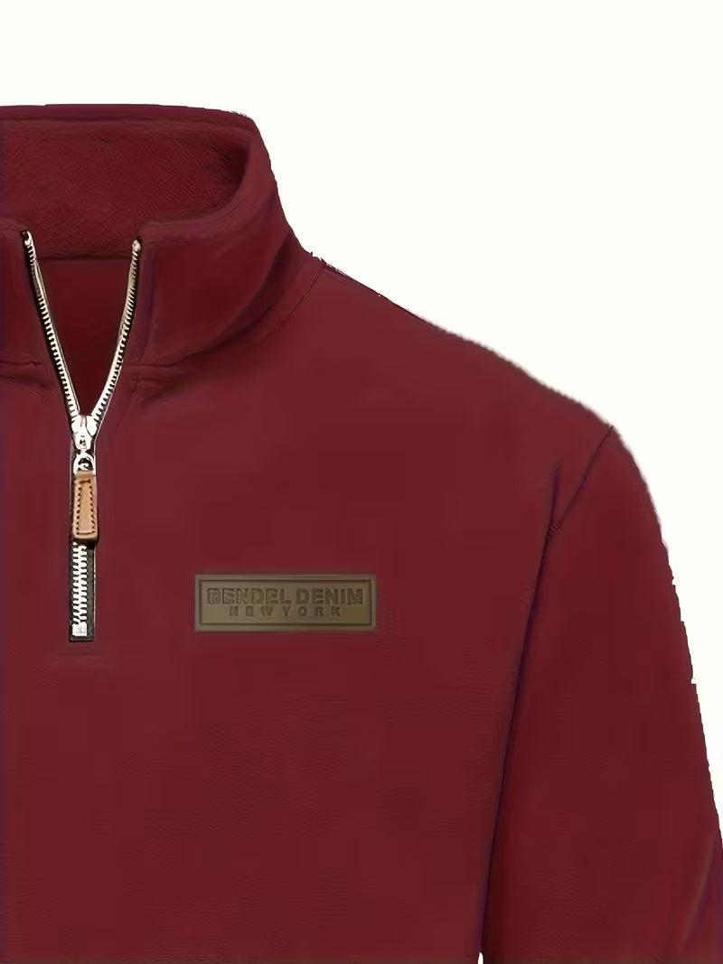 Herren Fleece Reißverschluss Pullover - Image 58