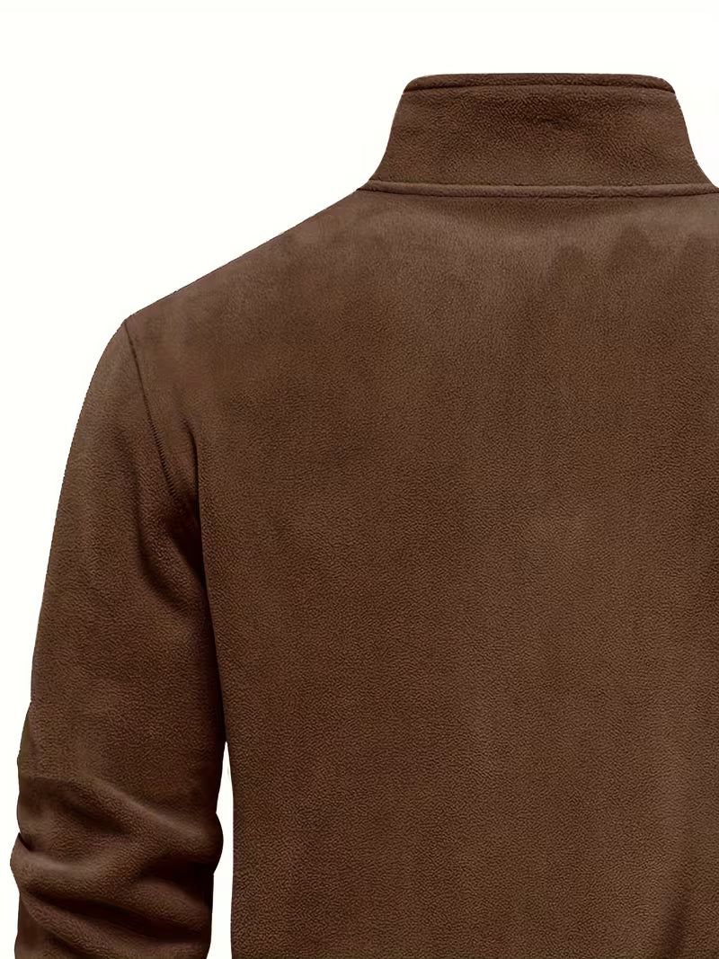 Herren Fleece Reißverschluss Pullover - Image 10
