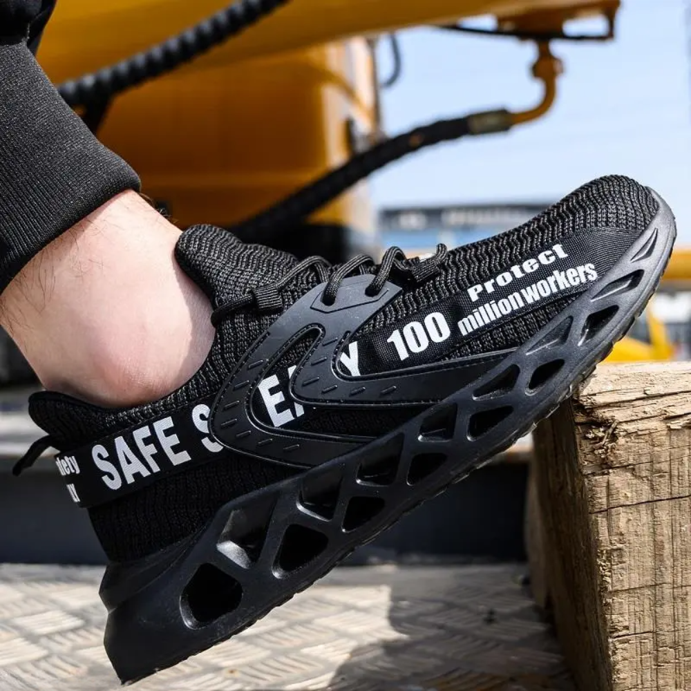 Ultraleichte Atmungsaktive Sicherheitsschuhe Stahlkappe Unisex