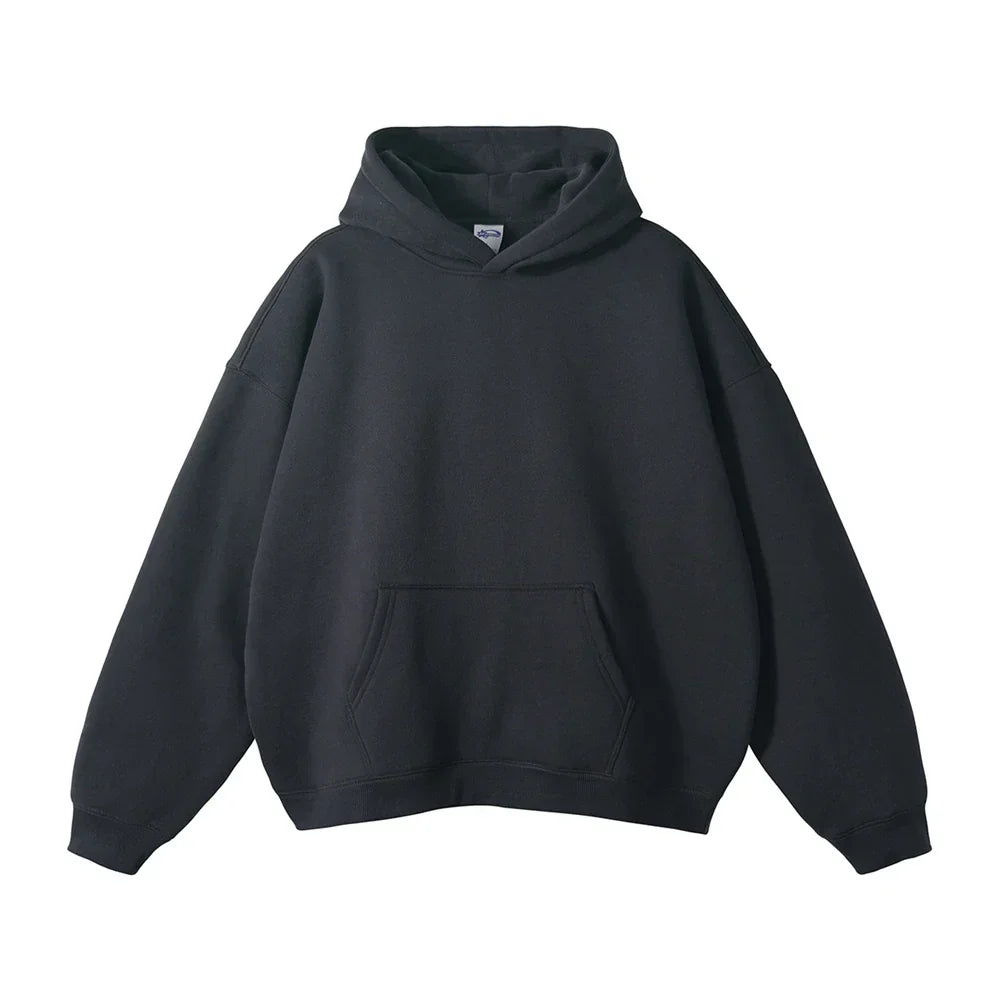 Herren Relaxed Fit Pullover Hoodie mit Kängurutasche - Image 3