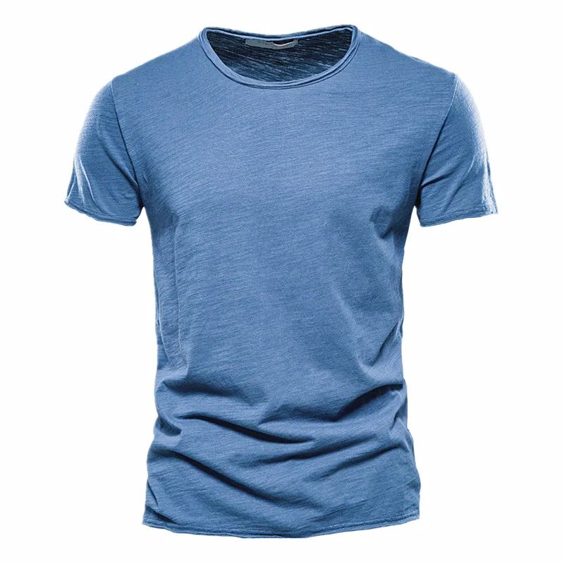Herren Baumwoll T-Shirt Sommer Atmungsaktiv - Image 3