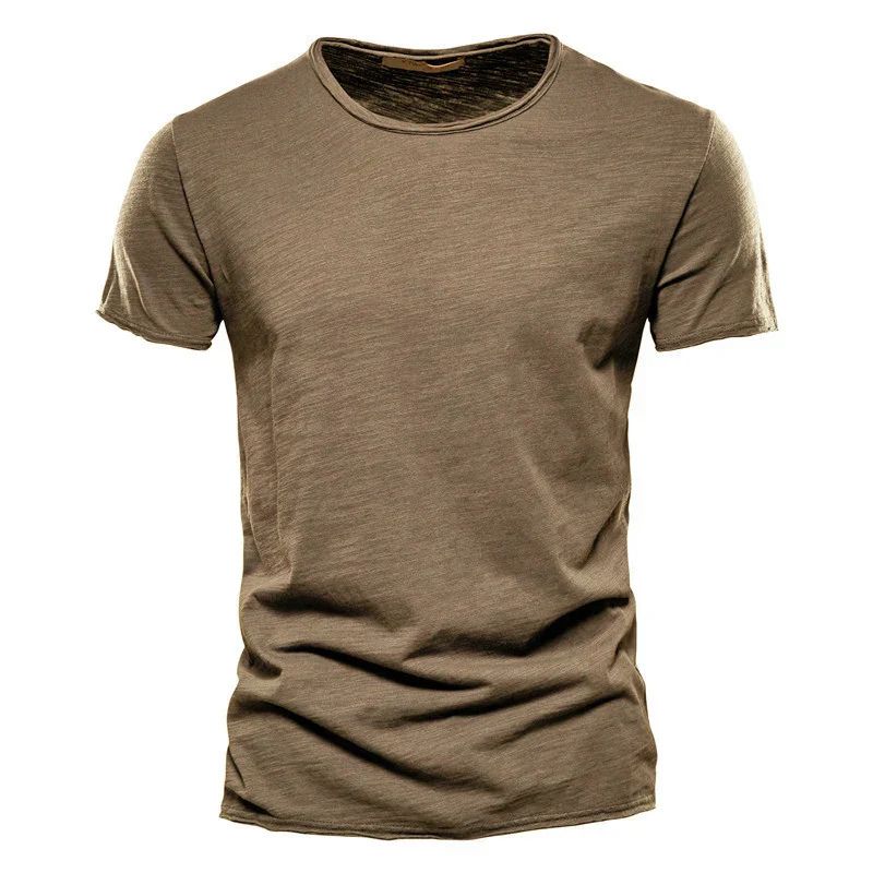Herren Baumwoll T-Shirt Sommer Atmungsaktiv - Image 5