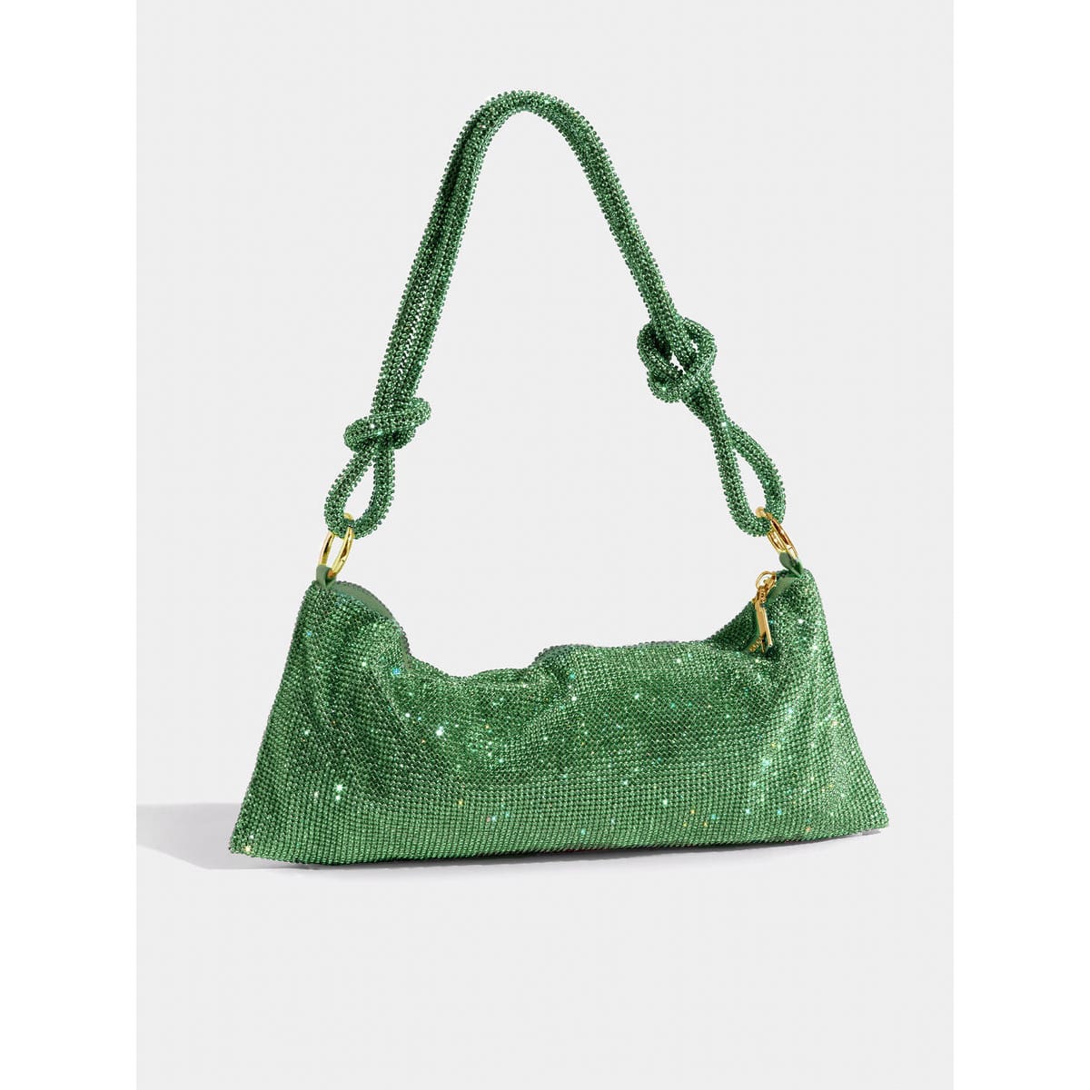 Damen Glitzer Clutch Strass Abendtasche - Image 5